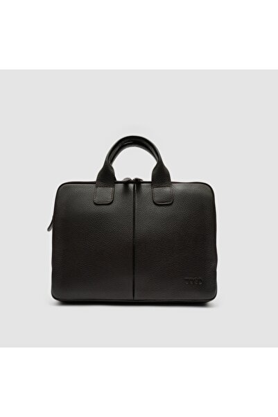 TOGO Kahverengi Hakiki Deri Evrak Çantası [930264]