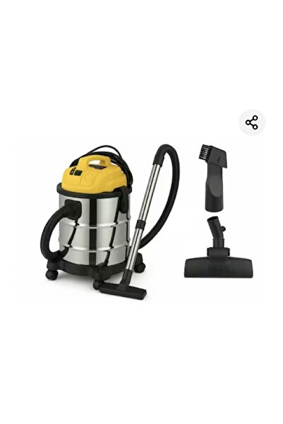 Generic 20L Wet & Dry Drum Vacuum Cleaner – 2500W Heavy Duty Steel Tank Vac for Home, Garage, Car
