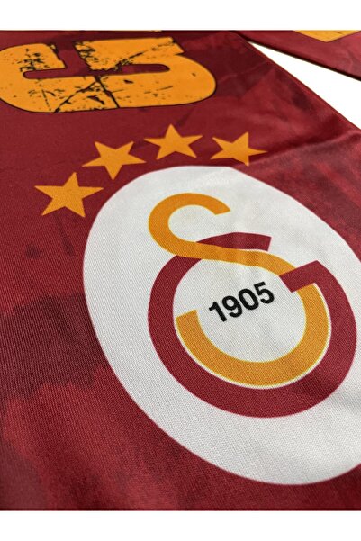 Galatasaray Orijinal Kırmızı Kaşkol Şal Atkı Hediyelik Ahşap Kutulu
