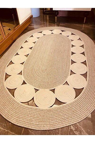 ModaCardin Jüt Kilim, Paspas, Mutfak Halısı, Banyo Paspası, Kilim, Halı, Otur...