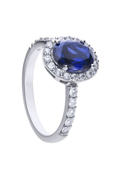 Diamonfire Ασημένιο γυναικείο δαχτυλίδι με πέτρα ζιργκόν, 612139