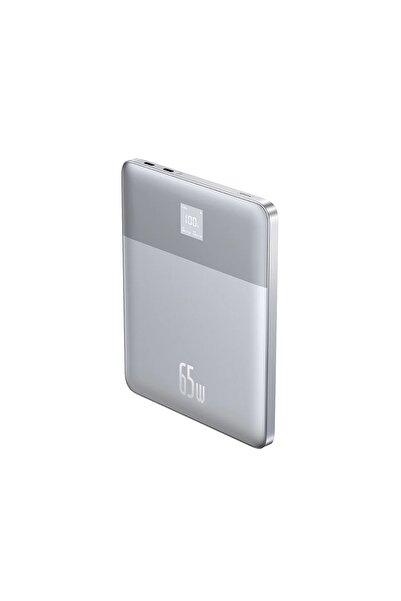 Baseus Baterie externă Blade 2 12000mAh, 65W, 2x USB-C, Încărcare rapidă, Ultra-subțire, Argintiu