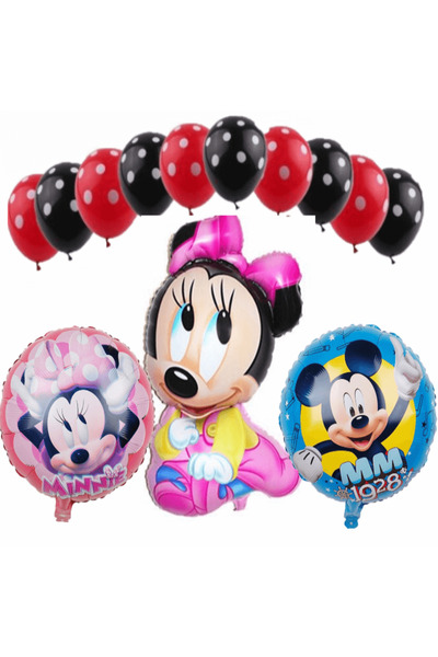 Baloane Vesele Set Baloane Baby Minnie