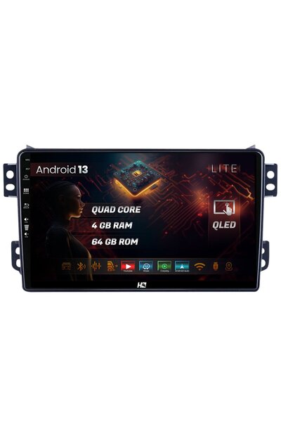 HUB64 Navigatie Opel Agila (2007-2014), 4GB RAM, Quadcore, Carplay, Android Auto