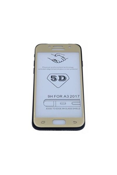 Samsung Folie Sticla Galaxy A3 2017 5D Auriu