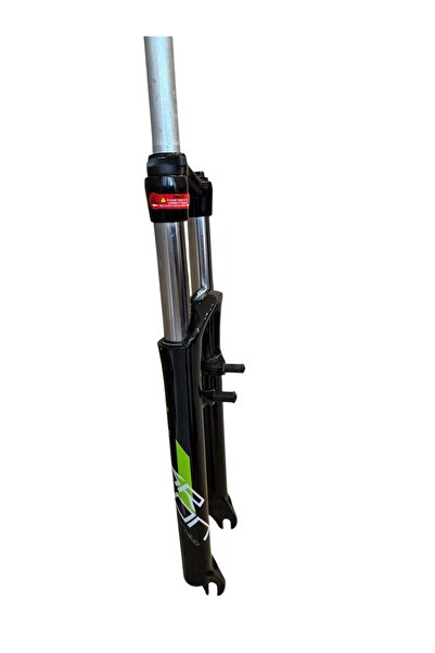 SARİSSA BİSİKLET ZOOM M/LO 26" Jant Kilitli Bisiklet Maşası 1-1/8 QR Amortisörlü Maşa V-fren Disk Fren Uyumlu Siyah Y