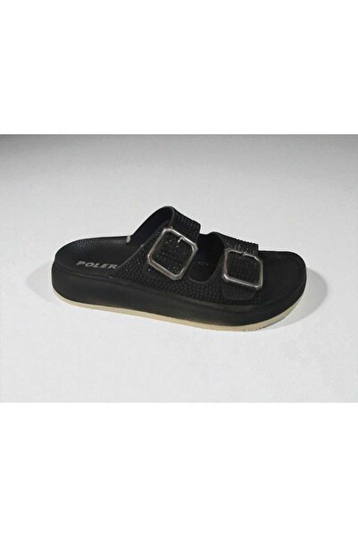 Polero Papuci confortabili ortopedici pentru femei, cu talpă din polietilenă, cu cataramă dublă, cu detalii din piatră