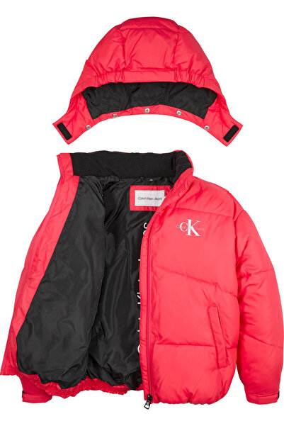 Calvin Klein CK SHORT PUFFER JACK Kadın Pembe Şişme Mont