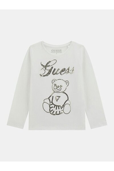 Guess Κοριτσίστικη Μπλούζα K5BI03J1314 Λευκή
