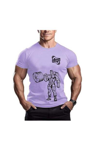 Alcoach Men's Oversize T-shirt - NEVER GIVE UP