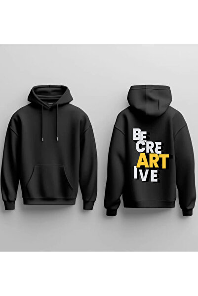 Sebesta Fashion New Season Be Creartive Djital Printed 3 Yarn Cotton Hooded S...
