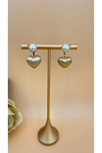 XUPING JEWELRY İncili Kalpli Model Küpe