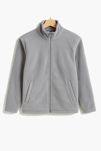 Çamdalı İş Elbiseleri Standard Work Fleece with 2 Pockets Sand Gray