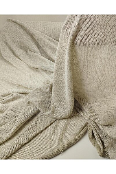 Kumaş Parça Трикотаж бежево-зеленого кольору Ширина: 110