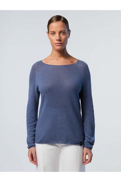 North Sails Kayık Yaka Pamuklu Triko Kazak