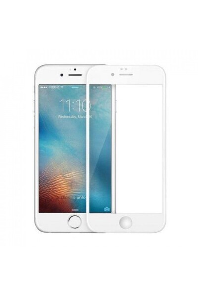 Apple Folie Sticla iPhone 5/5S/SE Full Face Alb