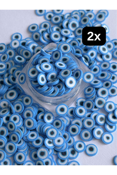 Sirius Hobi Epoksi Polimer Kil Süslemeler (Fimo Dilimleri) Nazar Boncukları 8...