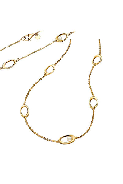 Choice AMN030 خاتم أصلي من الفضة الإسترلينية عيار 925 بتصميم رومانسي صيفي، مزين بلؤلؤ المحيط، على شكل صدفة أخطبوط