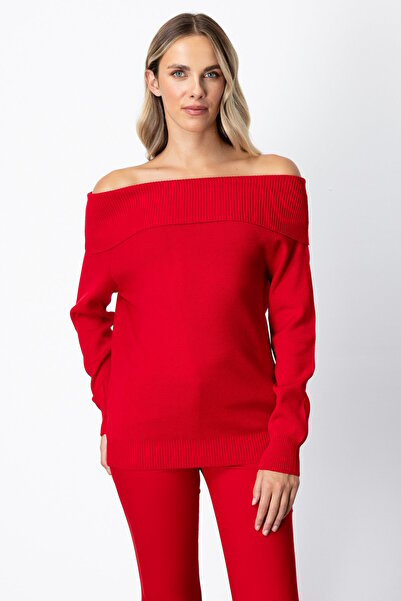 On Fashion On Madonna Collar Knitwear Sweater-65380