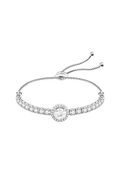 DOR Exquisite bracelet with centre cubic zirconia
