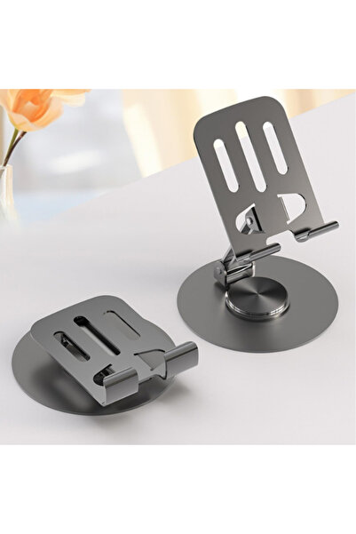 CT STONES Rotatable and Foldable Desktop Metal Phone Holder