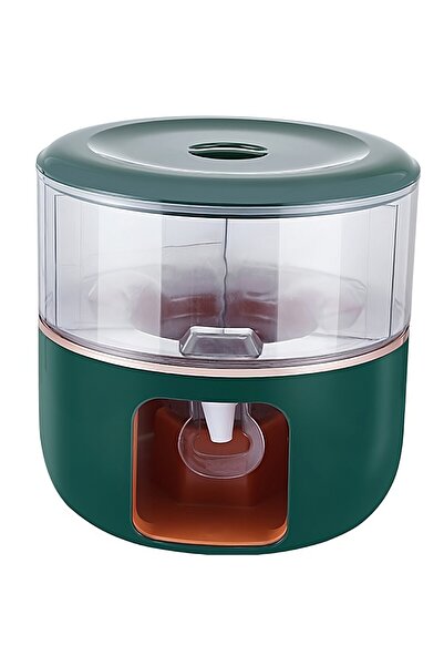 Flippy Water Dispenser, 3 Rotating Compartments, 6L, Green