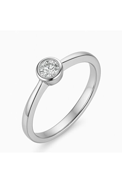 Diamonfire Silver ring for women with zirconium stone, 611232