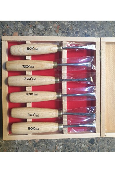 Rox Wood Ahşap Oyma Seti 6 Parça