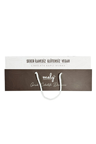 MELY Çikolata Kaplı Hurma - Vegan 250g Beyaz Kutu