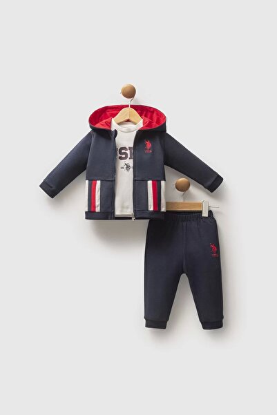 ALFA AKSESUAR 03 U.S. Polo Assn. Set de 3 piese Usb2537 Albastru bleumarin