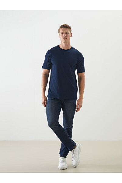 LC Waikiki Sparkling Selections from Shining Store | Crew Neck Combed Cotton Men's T-Shirt