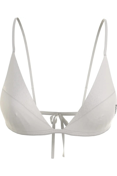 Calvin Klein TRIANGLE-RP Kadın Beyaz Bikini Üstü