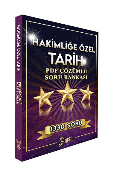 Yetki HAKİMLİĞE ÖZEL TARİH PDF ÇÖZÜMLÜ SORU BANKASI 2025