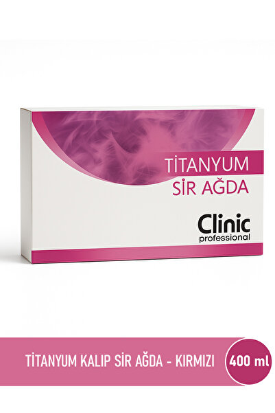 CLINIC PYROO Titanyum Kalıp Sir Ağda Kırmızı - 400 ml