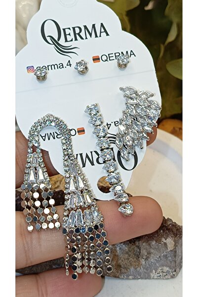 QERMA Küpe Seti Takı Seti