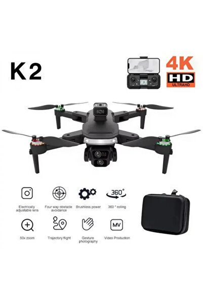 Majeur K2 Drone – HD Çift Kamera, Engel Algılama, Fırçasız Motor, 20 dk Uçuş,...