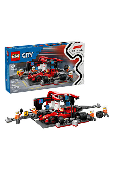 LEGO Box office and F1® mechanics with Ferrari car – City