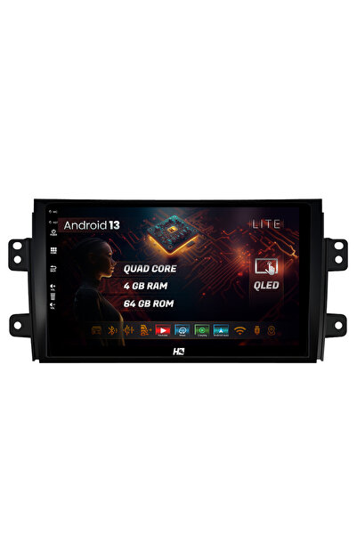 HUB64 Navigatie Suzuki SX4 / Fiat Sedici, 4GB RAM, Quadcore, Carplay, Android...