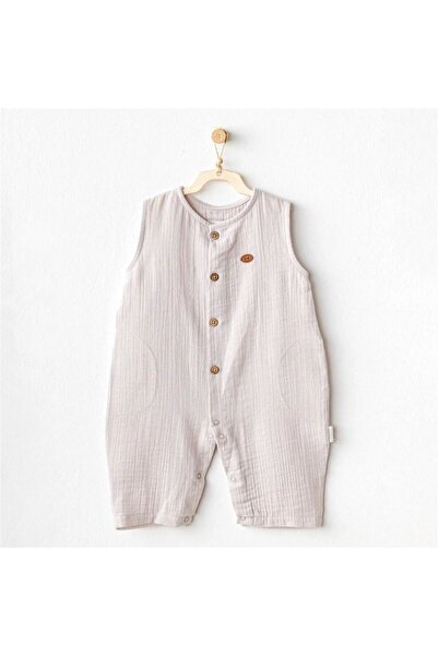 andywawa بذلة موسلين للأطفال الأولاد باللون البيج AC25883