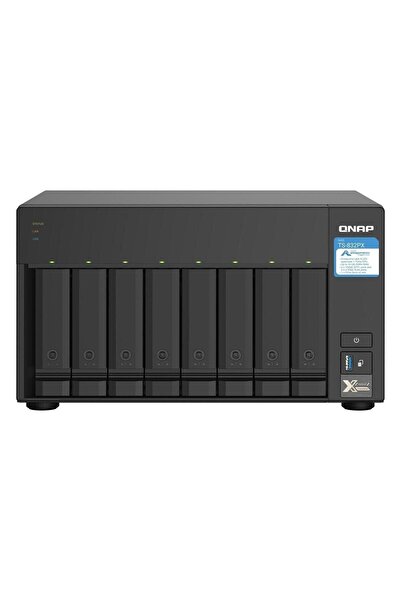 Qnap TS-832PX (8X24TB Desteği) Raıd(0-1-5-6-10-50-60) Nas Depolama Ünitesi