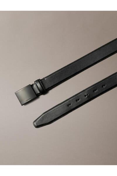 Calvin Klein TITLECASE PLAQUE BUCKLE 32MM