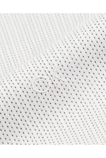 Calvin Klein STAIN SHIELD DOT SLI Erkek Beyaz Gömlek
