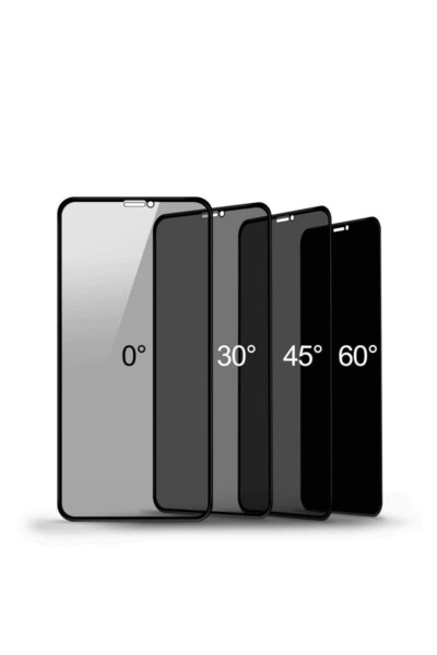 Flippy Tempered Glass Screen Protector for Samsung A70 Full Glue Privacy 9H Black