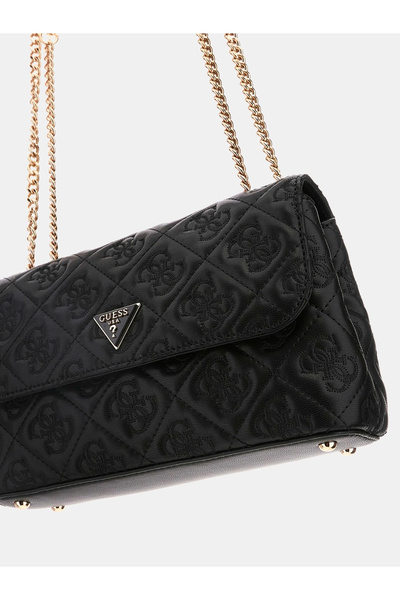 Guess Adelasia Women's Black Shoulder Bag Hwql9658210-Bla