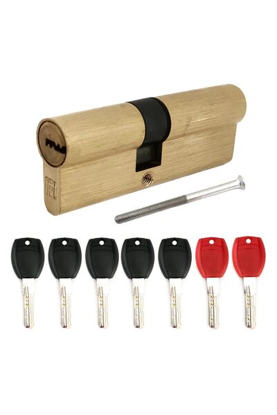 OEM Cilindru (butuc) yala usa metalica, excentric, dimensiune 85mm (33x10x42), 5 chei cu + 2 ch