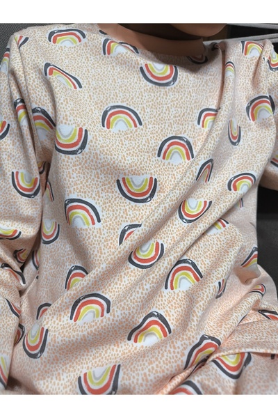 Miniworld Kız-Erkek Bebek- Çocuk Pijama Takımı %100 Pamuk Uzun Kollu Yuvarlak Yaka Mevsimlik