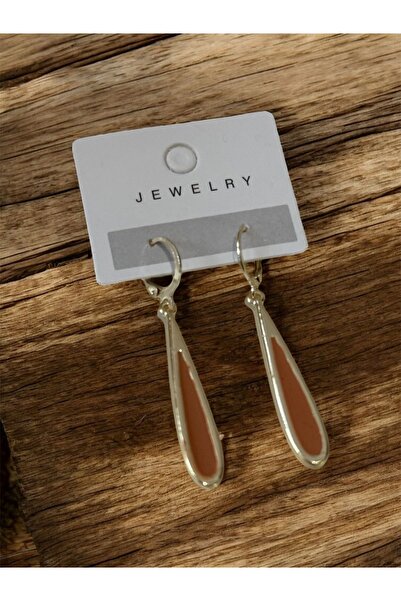 Girift Vintage أقراط متدلية باللون البني