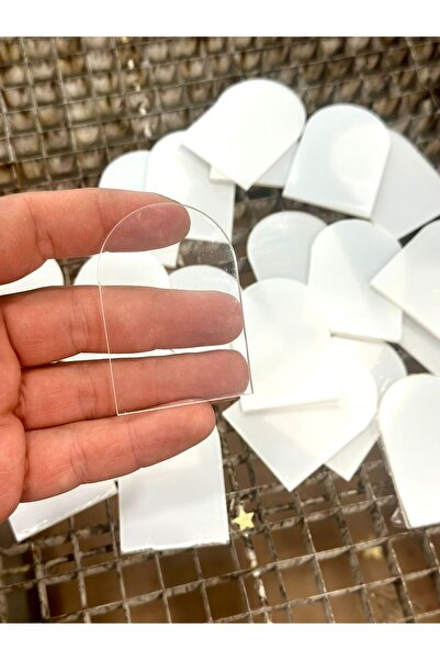 ouzhanya hediyelik Pencere Model Pleksi Magnet Boş Boyamaya Uygun Şeffaf Magn...