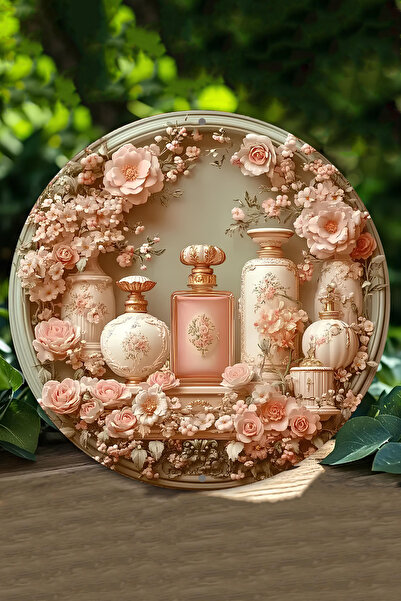 kutuTR Romantik Vintage Dokunuş UV Baskı 3D GÜRÜNÜMLÜ MDF Duvar Süsü – 33x33 ...