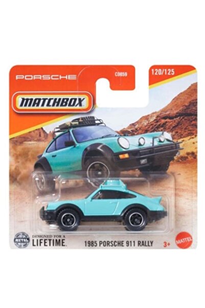 Matchbox Masinuta Porsche 911 Rally 1985, Turquoise, 1:64